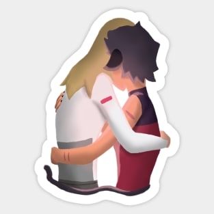 Catradora hug ( She Ra and the Princesses of Power ) Sticker